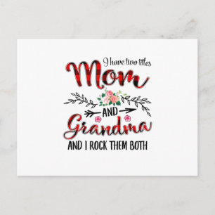 Mother Mum And Grandma Birthday Postcard