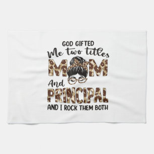 Mother Mum And Principal Mothers Birthday Tea Towel