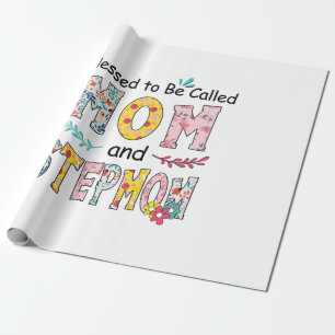 Mother Mum And Stepmom Birthday Wrapping Paper