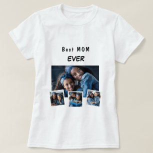 Mother mum family photo collage T-Shirt