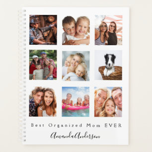 Mother mum photo family collage 2024 planner