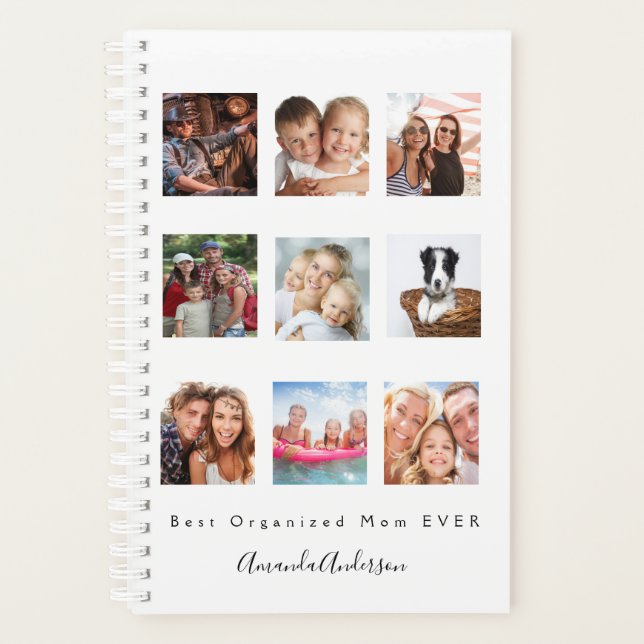 Mother Mum photo family collage 2025 Planner (Front)