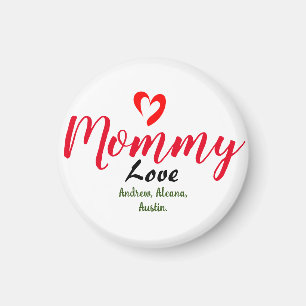 mother mummy mum kid names personalise custom  key magnet