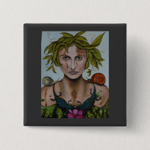 Mother Nature aka Lavina 15 Cm Square Badge