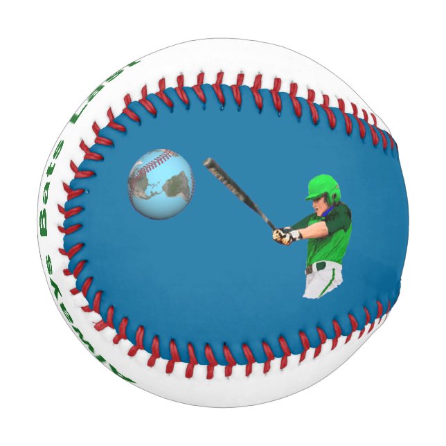 Mother Nature Always Bats Last Baseball (Front Left)