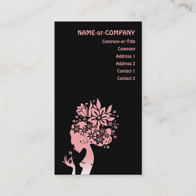mother nature business card (Front)