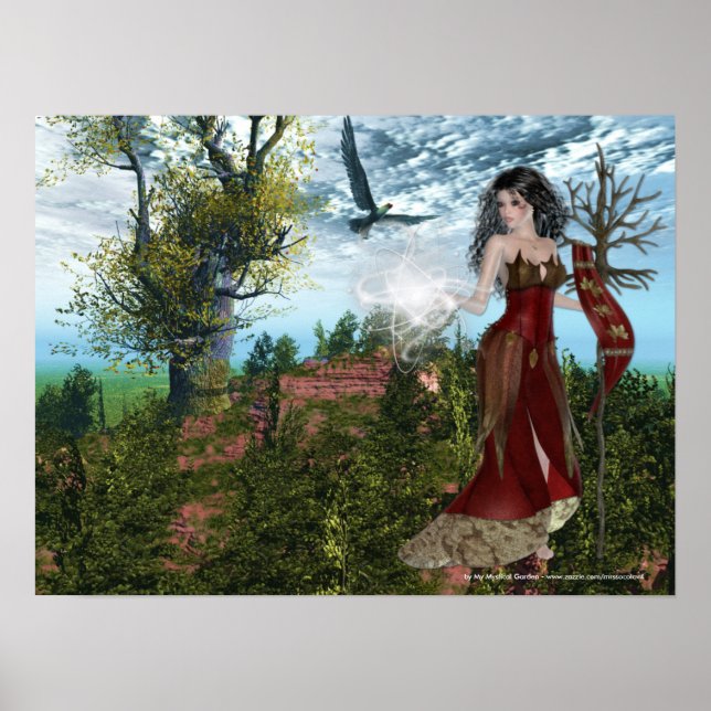 Mother Nature - Fantasy Designed Print Poster (Front)