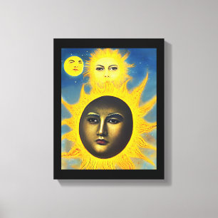 Mother Natures New Sun Original fantasy art Canvas Print