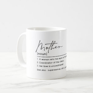 Mother Noun Funny Mother's Day Gift Coffee Mug