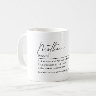 Mother Noun | Funny Mother's Day Gift | Coffee Mug