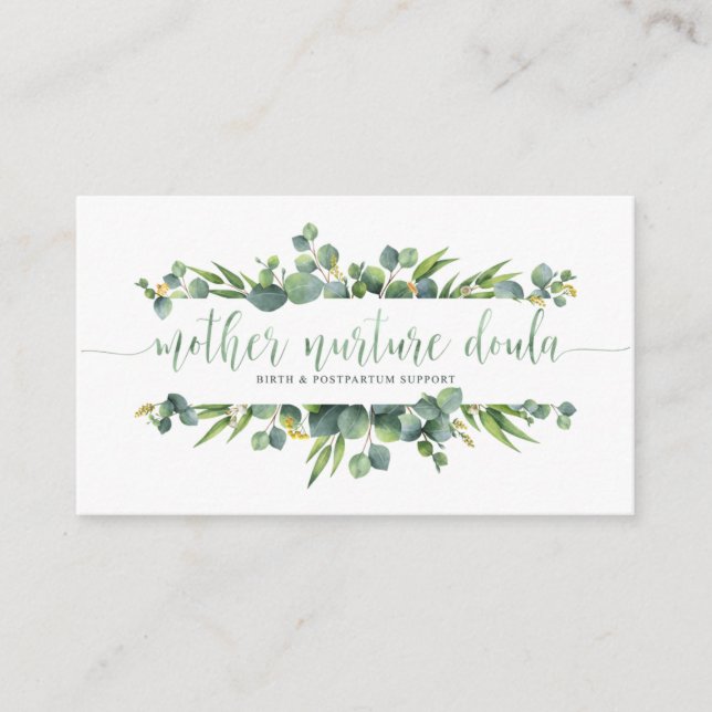 Mother Nurture Doula Business Card (Front)