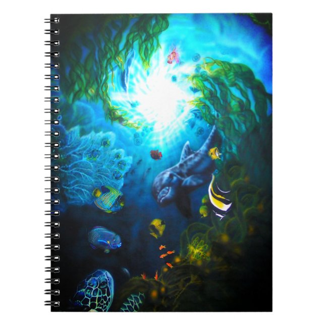 Mother Ocean Dolphin Notebook (Front)