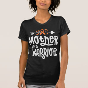 Mother Of A Warrior Mom Family Leukemia Cancer Awa T-Shirt