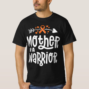 Mother Of A Warrior Mum Family Leukaemia Cancer Aw T-Shirt