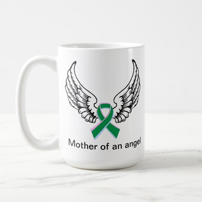Mother of an angel -anencephaly coffee mug (Left)