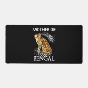 Mother Of Bengal Cat Shirt Desk Mat