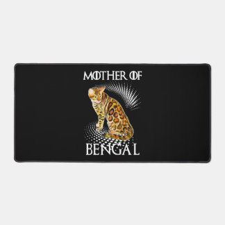 Mother Of Bengal Cat Shirt Desk Mat