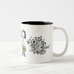 Mother Of Boys Two-Tone Coffee Mug