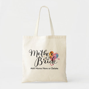 Mother of Bride Budget Tote Bag Watercolor Gift