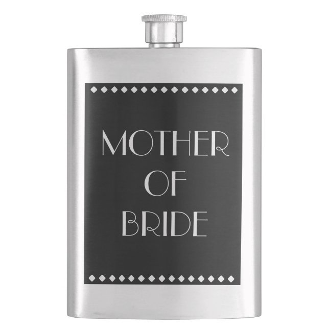 Mother of Bride Classic Flask (Front)