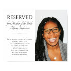 Mother of Bride In Heaven Photo Memorial Wedding