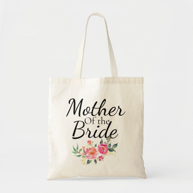 Mother of bride tote bag for thank you weddings (Front)