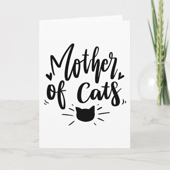 Mother of Cats Card (Front)