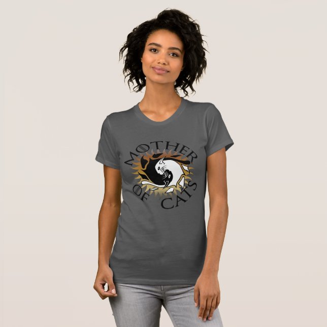 Mother Of Cats Tee Shirt (Front Full)