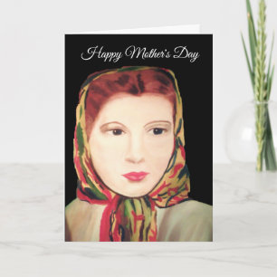 MOTHER OF DISTINCTION Folded Greeting Card