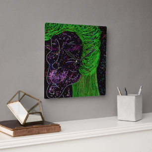 Mother of Galaxies Wall Clock