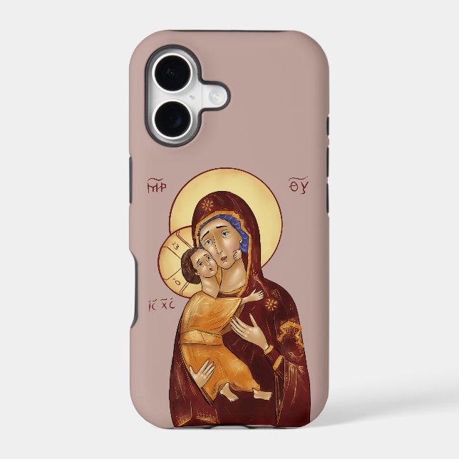 Mother of God Icon (3)iPhone case - multiple sizes (Back)