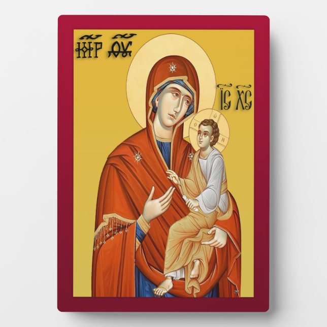 Mother of God new Plaque (Front)