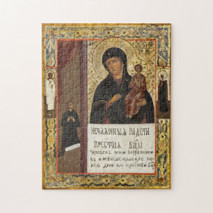 Mother of God of Unexpected Joy Orthodox Icon      Jigsaw Puzzle