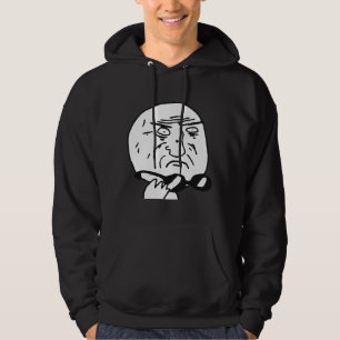 Mother of God Rage Face Comic Meme Hoodie