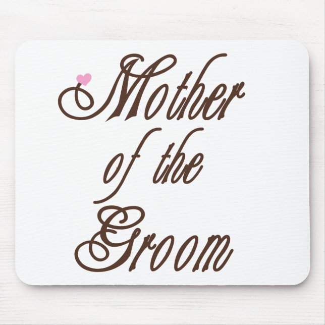 Mother of Groom Classy Browns Mouse Mat (Front)