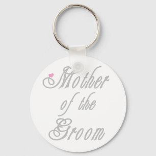 Mother of Groom Classy Greys Key Ring