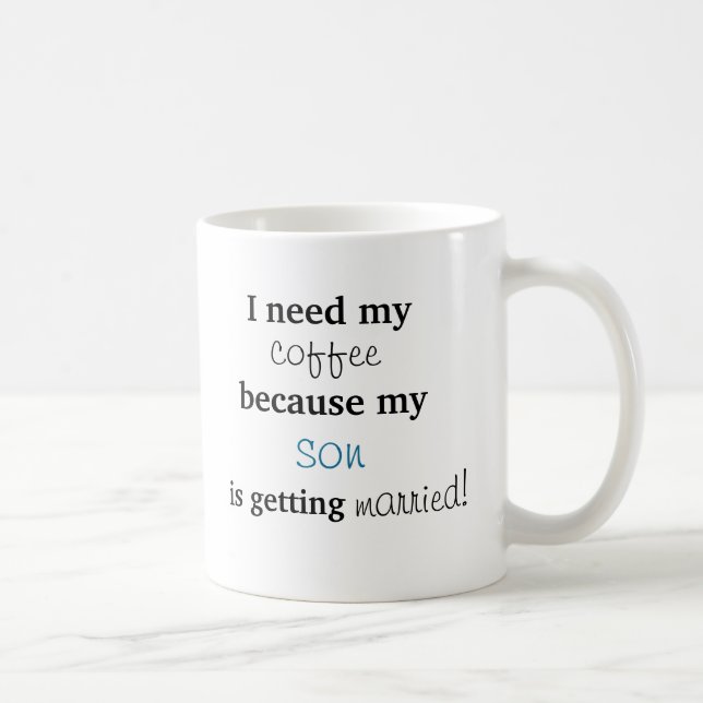 Mother of Groom Gift Coffee Mug (Right)