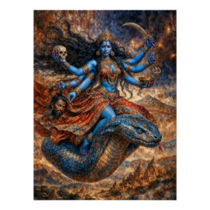 Mother of Liberation Goddess Kali Poster