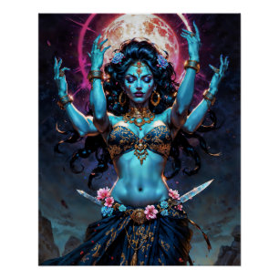 Mother of Liberation Kali Goddess Poster