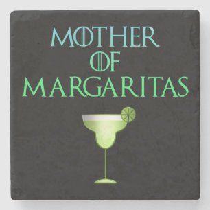 Mother of Margaritas Funny Tequila Cocktail Stone Coaster