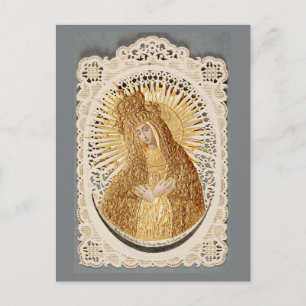 Mother of Mercy Madonna in Prayer ... Postcard