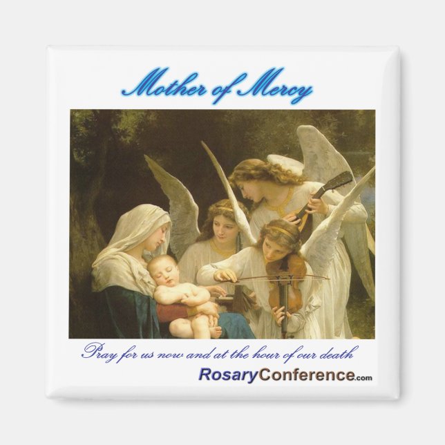 MOTHER OF MERCY MAGNET (Front)