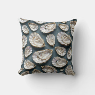 Mother of Pearl Abalone Gold Oyster Shell Cushion