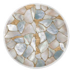 Mother of pearl and Gold cells abstract