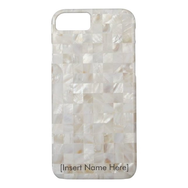 Mother of Pearl, Beige - Personalised, customizabe Case-Mate iPhone Case (Back)
