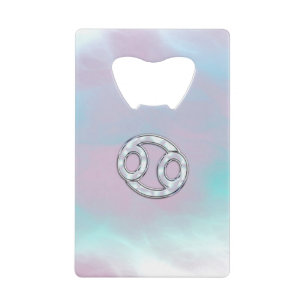 Mother of Pearl Cancer Zodiac Symbol Decor