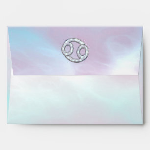 Mother of Pearl Cancer Zodiac Symbol Decor Envelopes