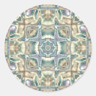 Mother of Pearl Classic Round Sticker