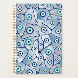 Mother of pearl Evil Eye Pattern Planner