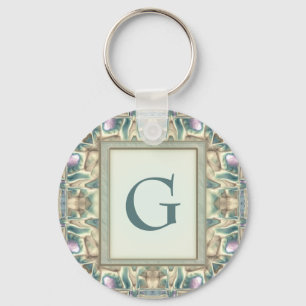 Mother of Pearl Key Ring